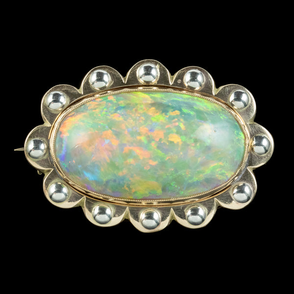 Vintage sales opal brooch