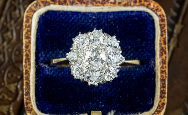 Diamond Cluster Engagement Ring