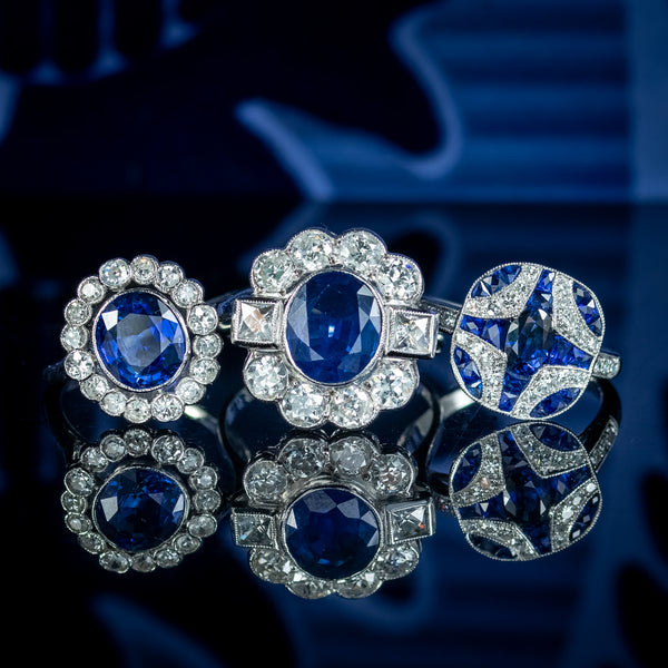Antique Sapphire Engagement Rings
