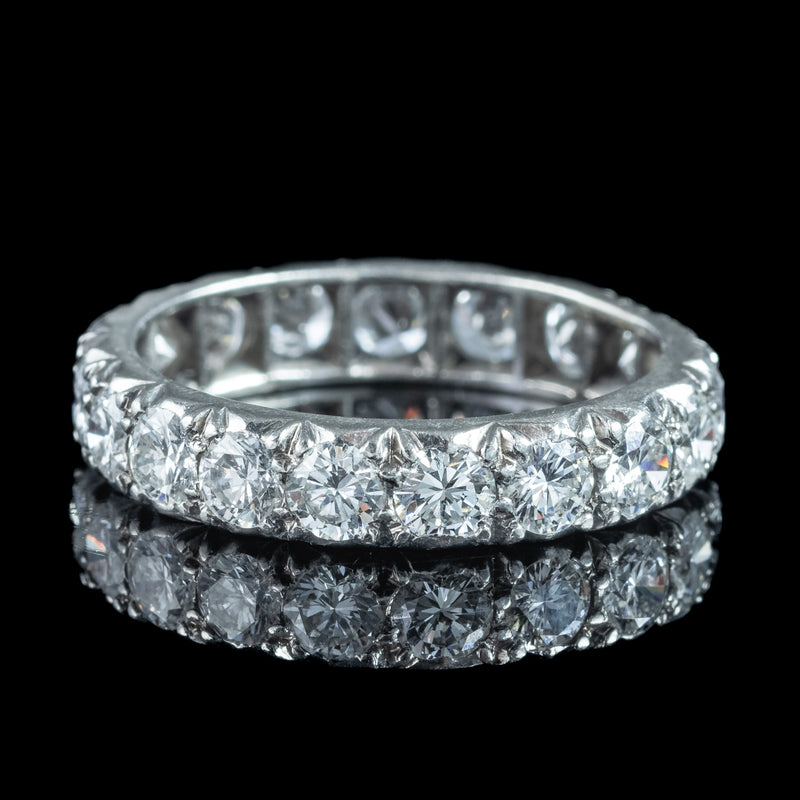 Antique Edwardian Diamond Eternity Ring 2.7ct Total