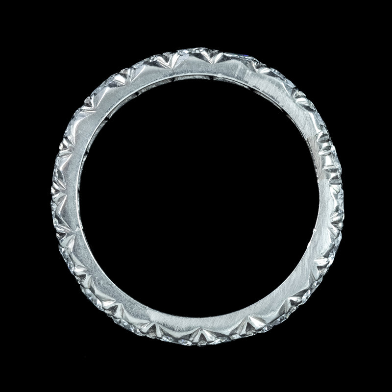 Antique Edwardian Diamond Eternity Ring 2.7ct Total