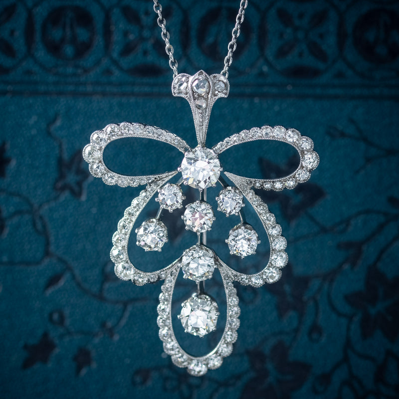 Diamond platinum necklace hotsell