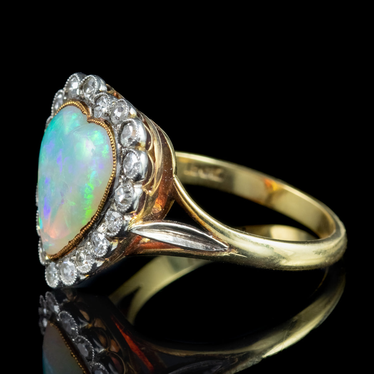 Ottega opal heart ring outlet