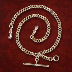 Antique Victorian Albert Chain 9ct Gold