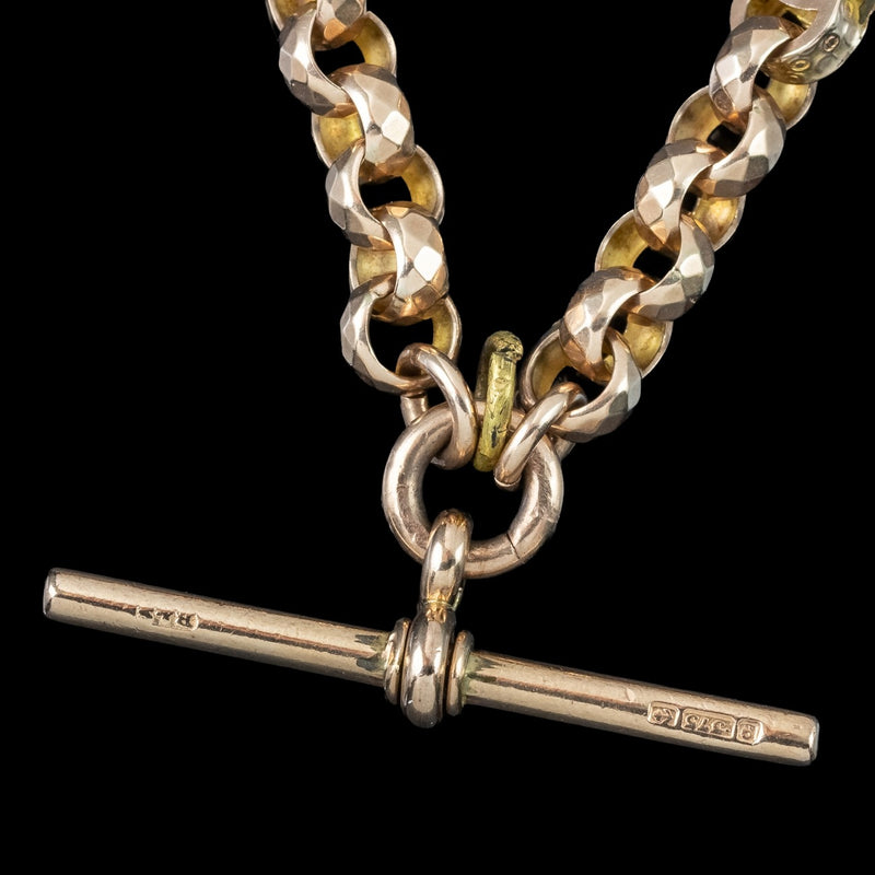 Antique Victorian Albert Chain Necklace 16.8 Inch