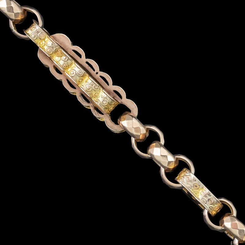 Antique Victorian Albert Chain Necklace 16.8 Inch