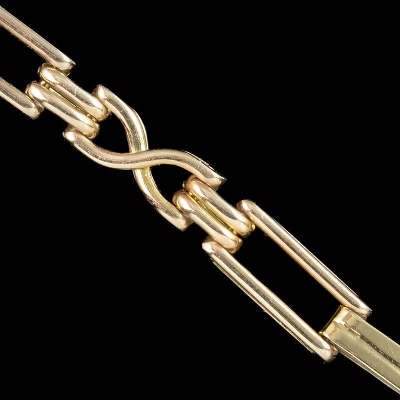 Antique Victorian Diamond Sapphire Pearl Bracelet Silver 18ct Gold