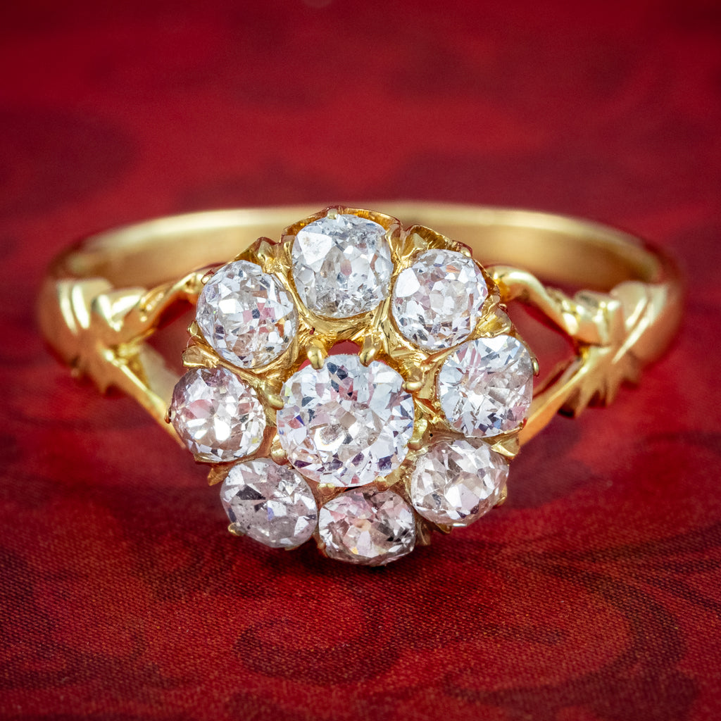 Old Mine Cut Diamond Victorian Era Ring 1.04ct I/SI2 GIA | Boda