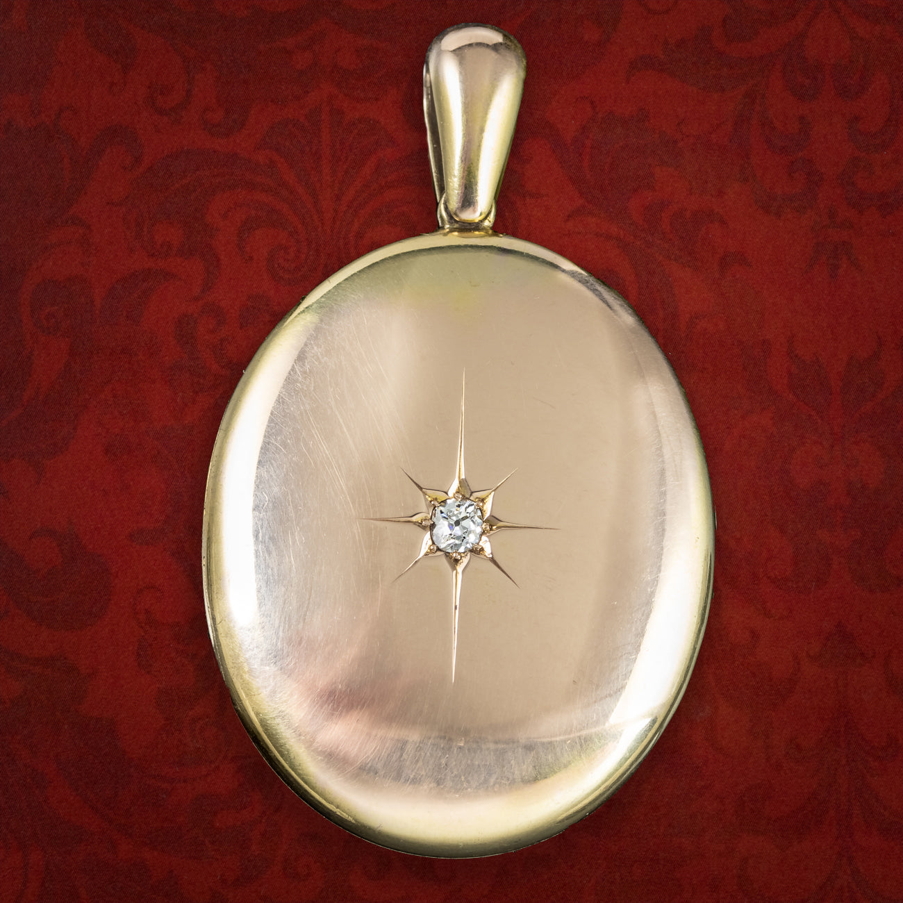 Large Diamond Locket Antique Victorian Large Diamond Locket 15ct Gold – Antique Jewellery Online