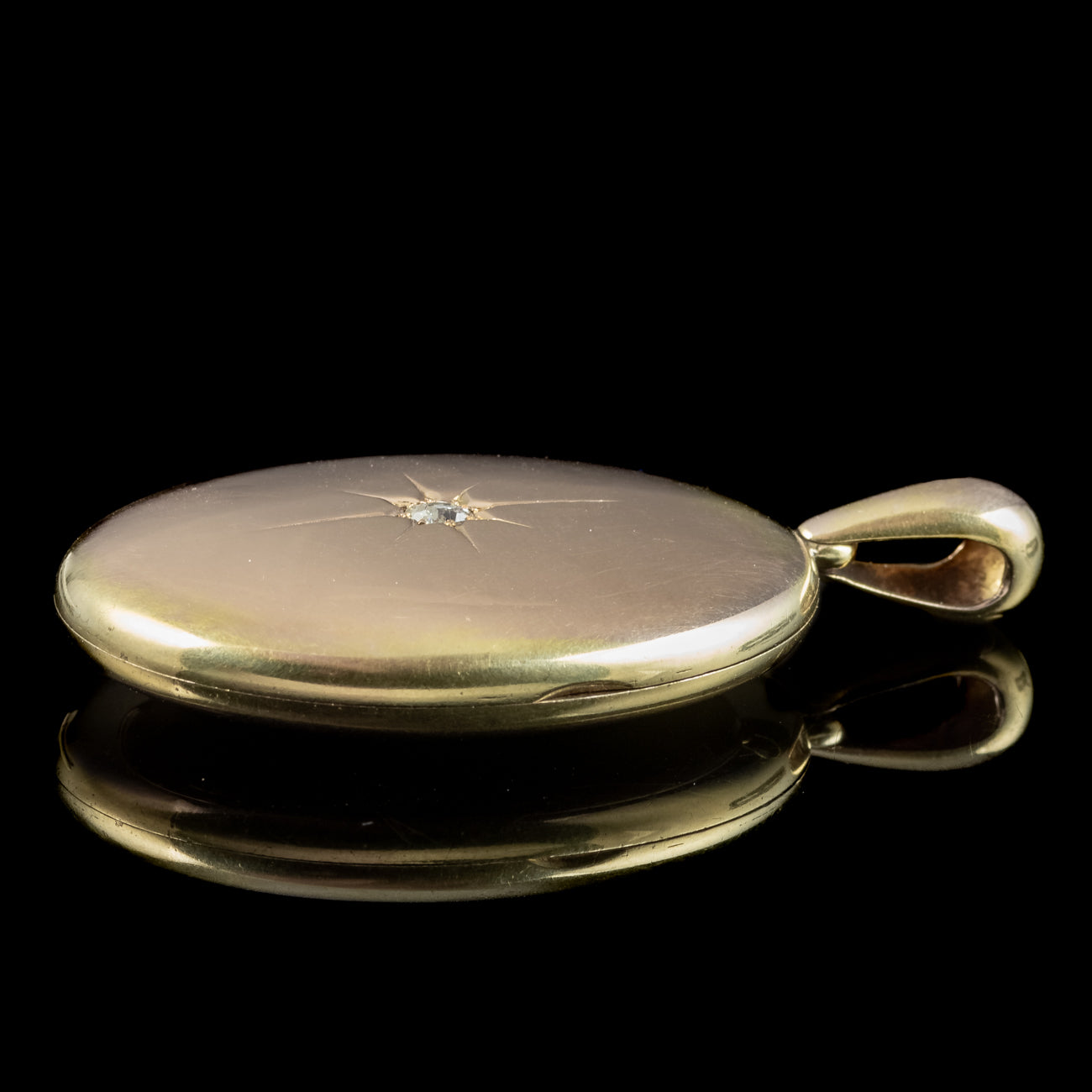 Antique Victorian Large Diamond Locket 15ct Gold – Antique Jewellery Online