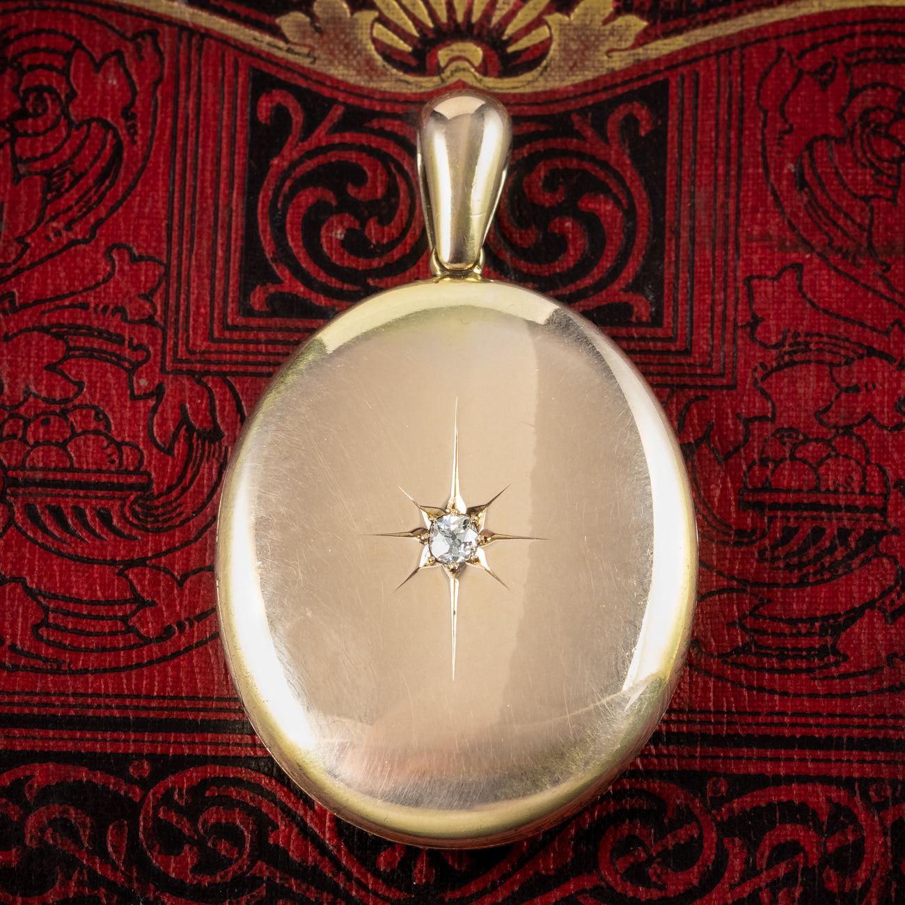 Large Diamond Locket Antique Victorian Large Diamond Locket 15ct Gold – Antique Jewellery Online