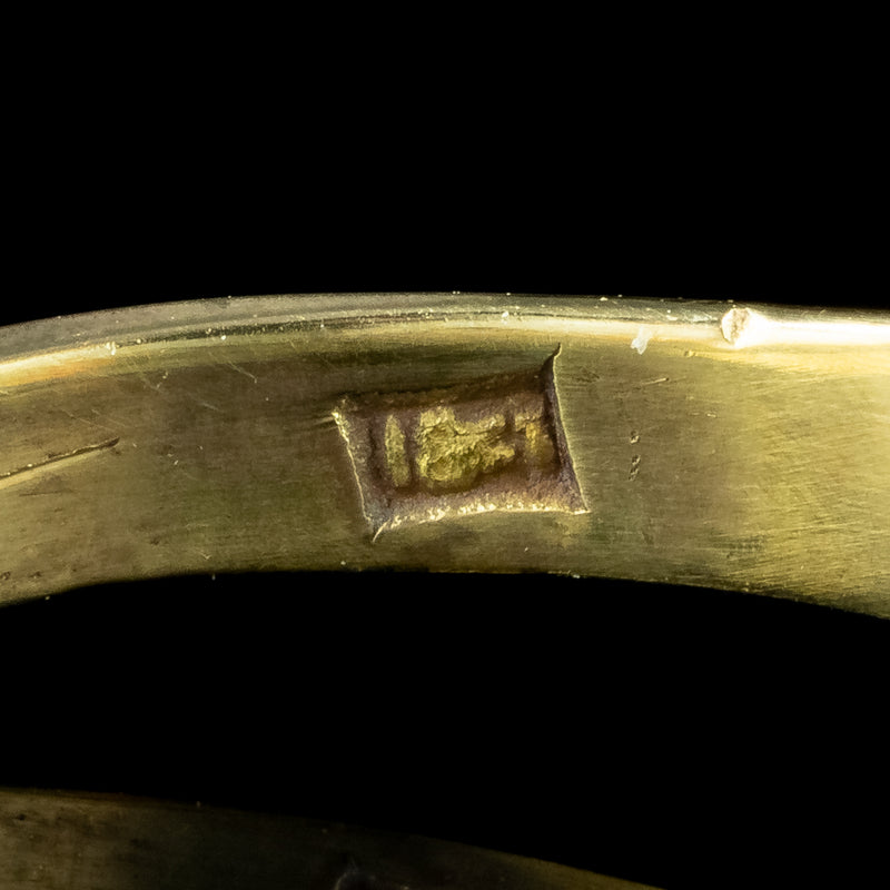 Antique Victorian Opal Diamond Trilogy Ring 2.8ct Opal