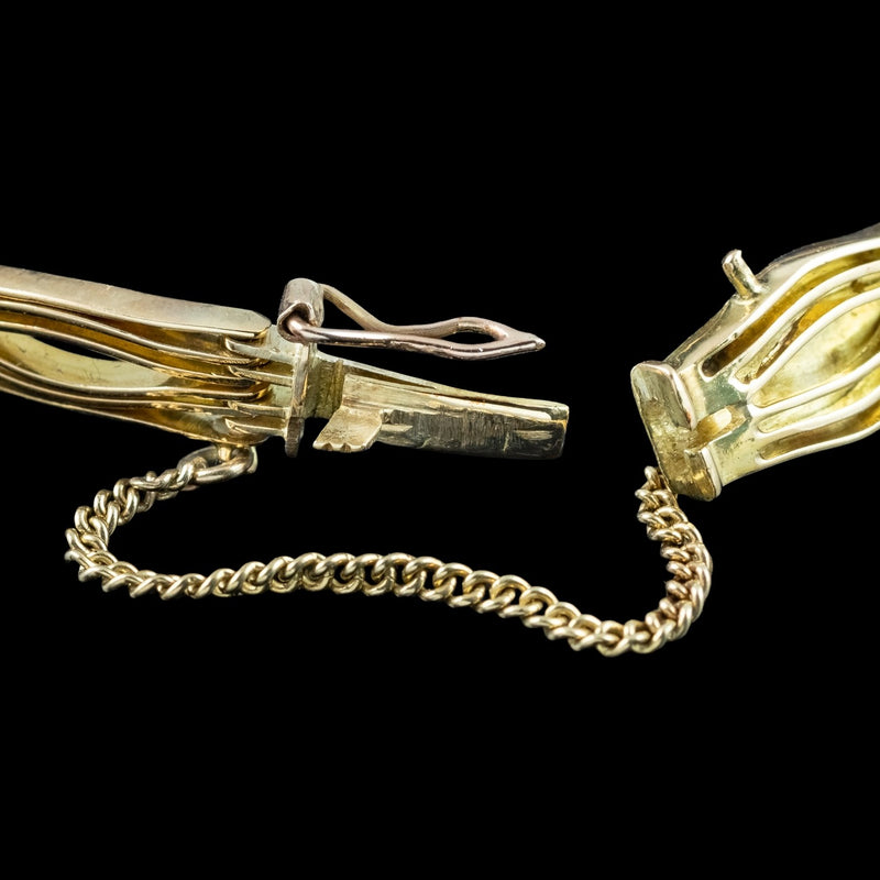 Antique Victorian Ruby Diamond Bracelet 18ct Gold