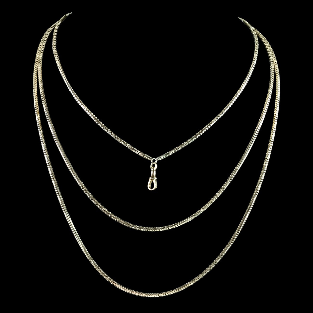 Victorian 9ct Gold Guard Chain – Antique Jewellery Online