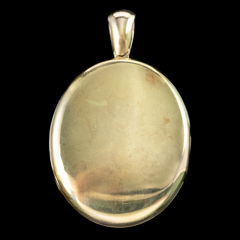 Victorian Turquoise Forget Me Not Locket 
