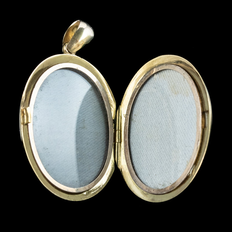 Victorian Turquoise Forget Me Not Locket 