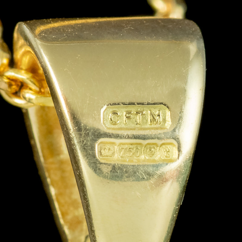 Art Deco Style Opal Emerald Diamond Pendant Necklace 18ct Gold 20ct Opal 