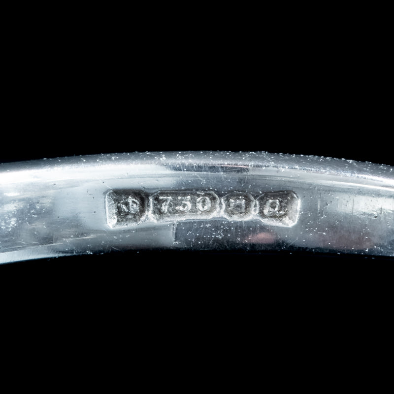 Art Deco Style Diamond Trilogy Ring 1.15ct Total