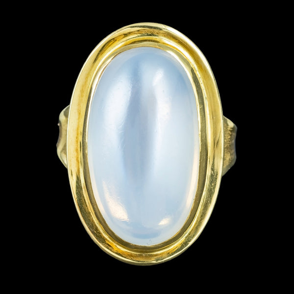 Vintage Moonstone Cocktail Ring 16ct Moonstone