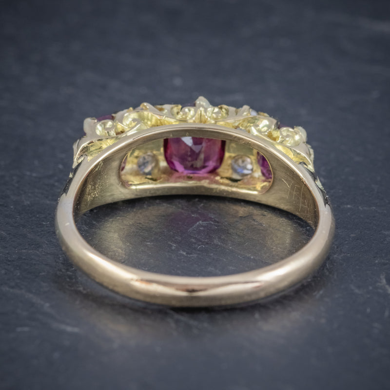 Antique Edwardian Ruby Diamond Gold Engagement Ring - Antique Jewelry |  Vintage Rings | Faberge EggsAntique Jewelry | Vintage Rings | Faberge Eggs