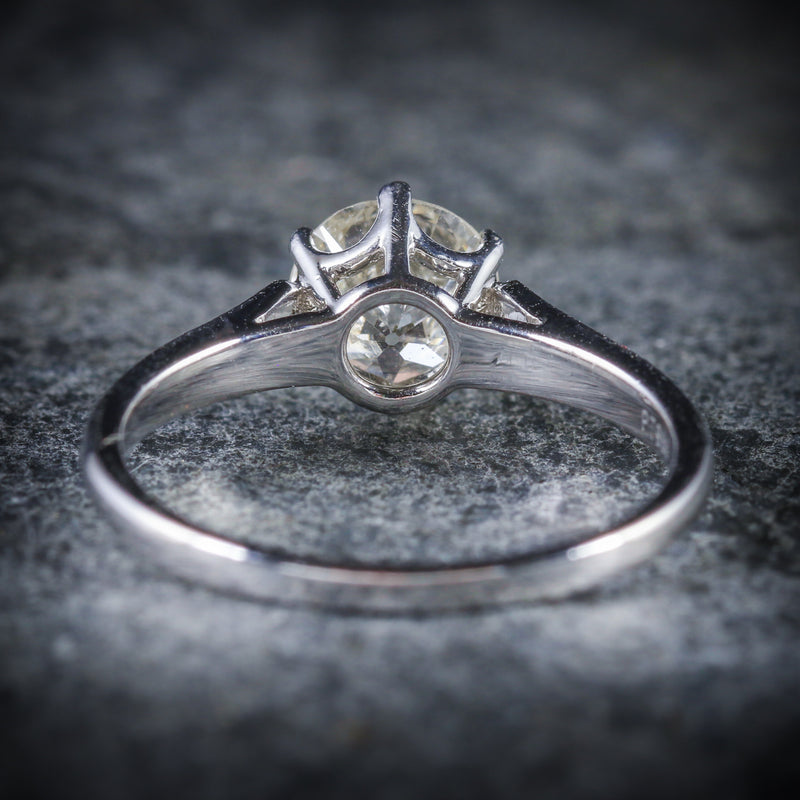 Vintage 1950's Art Deco Diamond Engagement Ring – Fetheray