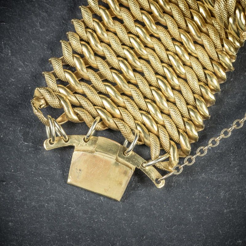 Antique Georgian Cameo Bracelet Pinchbeck Circa 1810 CLASP