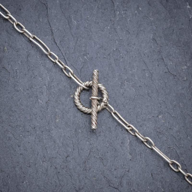 Antique Georgian Yellow Paste Lavaliere Pendant Necklace Silver Circa 1800 CLASP
