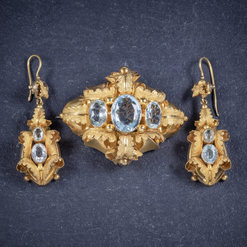 Vintage earrings hot sale and brooches