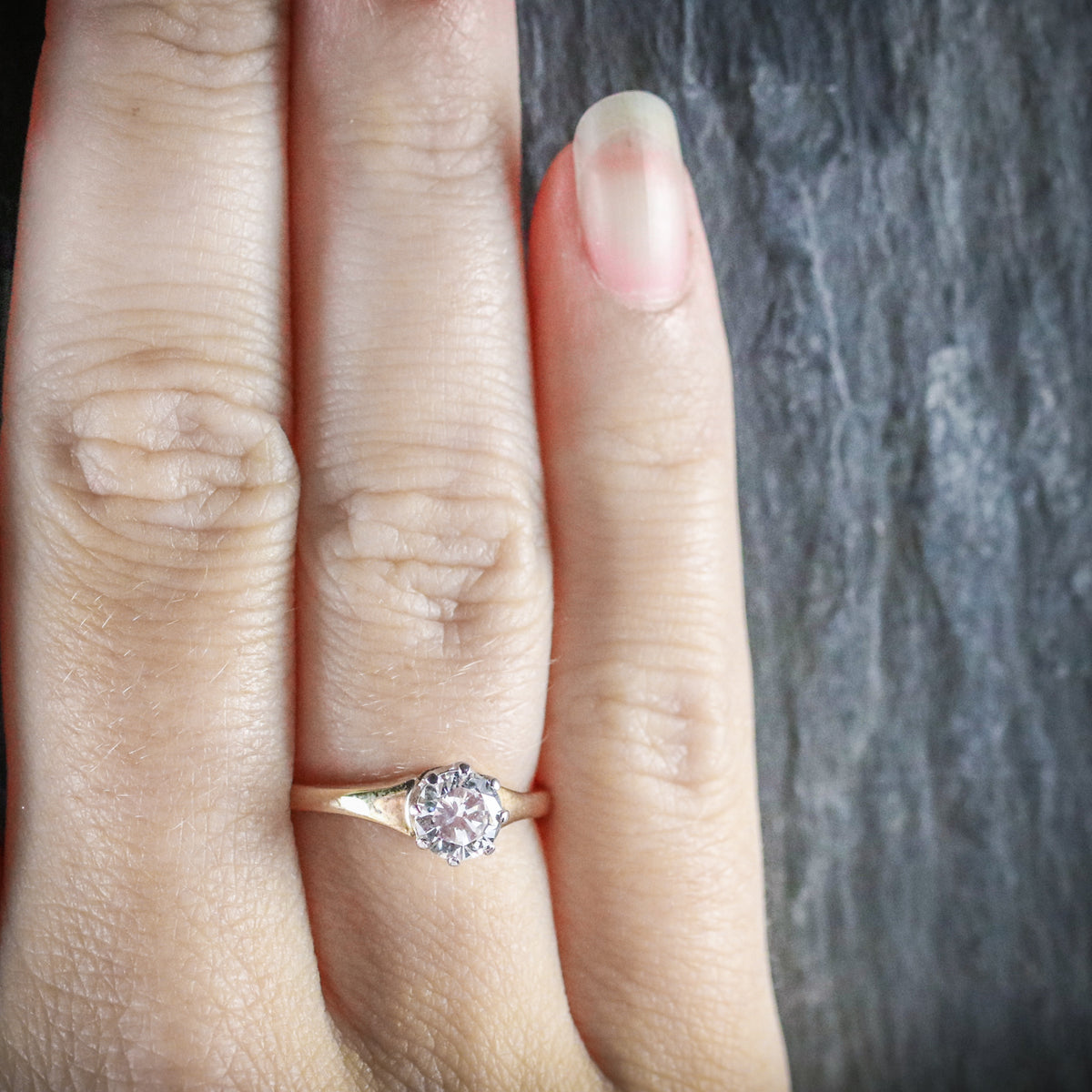 Antique Victorian Diamond Engagement Ring 18ct Gold Circa 1900 Antique Jewellery Online