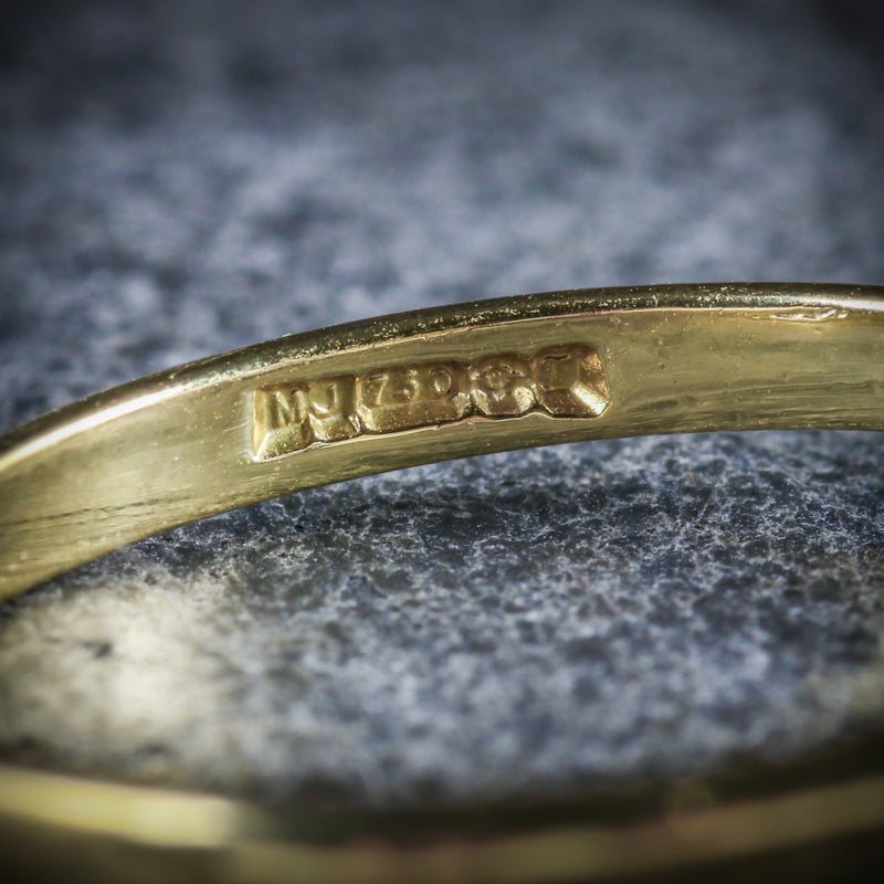 ANTIQUE VICTORIAN DIAMOND RING 1.35CT DIAMOND VVS1 H COLOUR HALLMARK