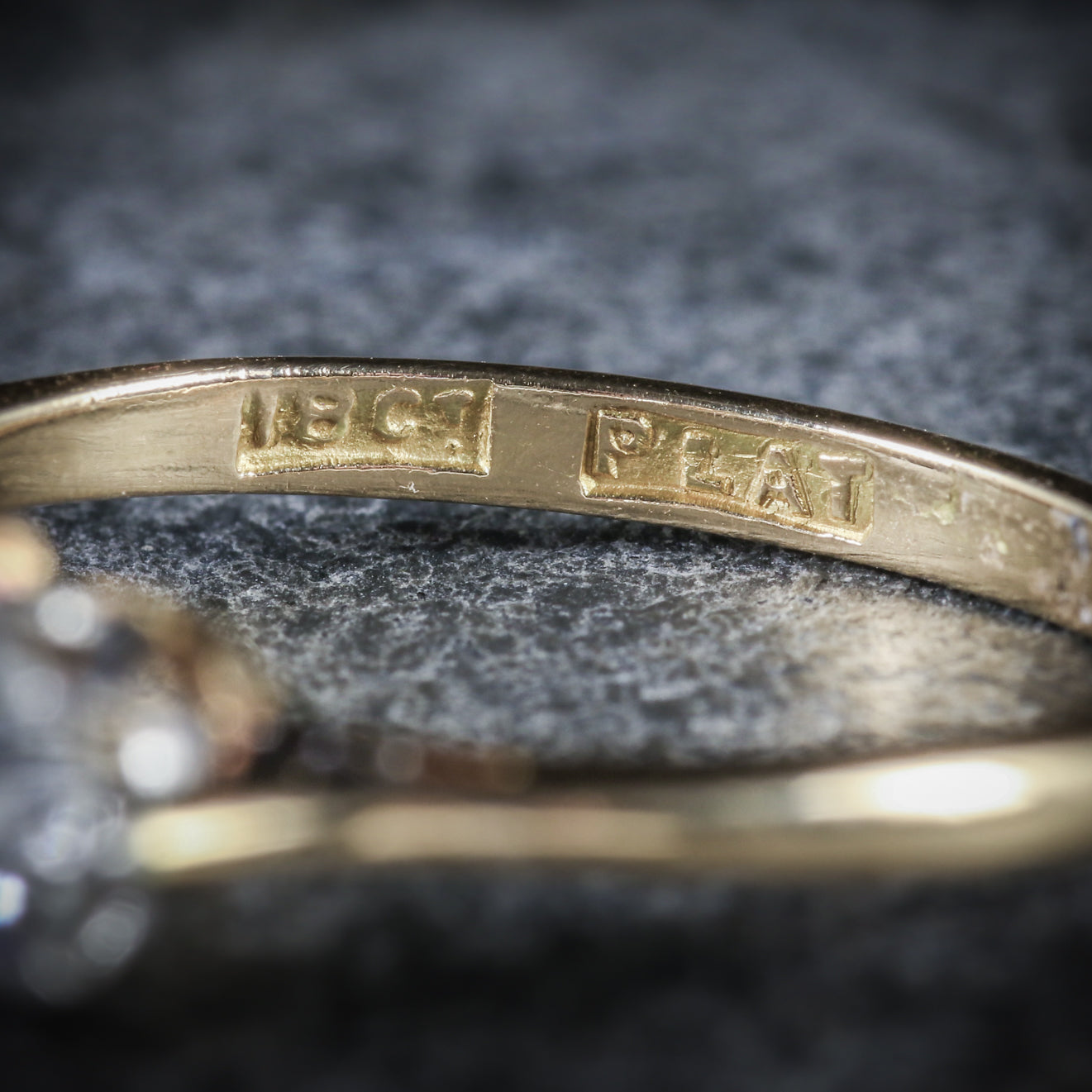 Antique Victorian Diamond Trilogy Ring 18ct Gold Platinum Circa 1900