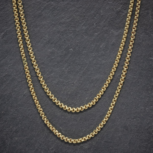 ANTIQUE VICTORIAN GUARD CHAIN 18CT GOLD ON SILVER NECKLACE CIRCA 1860 FRONT