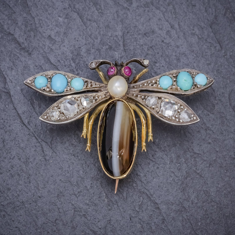 Antique online insect jewellery