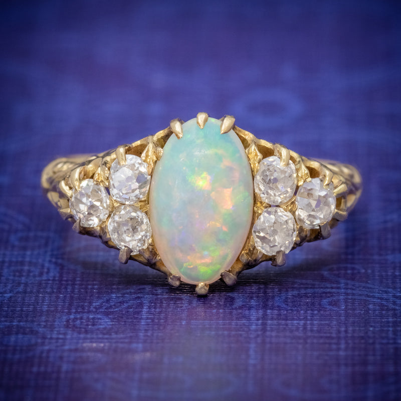 Victorian Revival Opal Ring