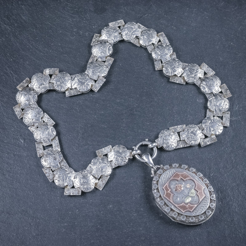 Victorian locket clearance necklace