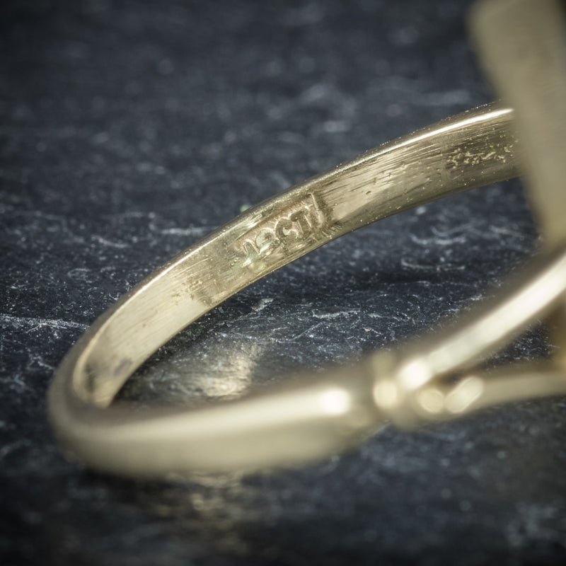 Aquamarine Ring 18ct Gold 6ct Aqua stamp