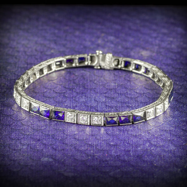 Each Sapphire is 0.60ct each and there are 18 in total COVER