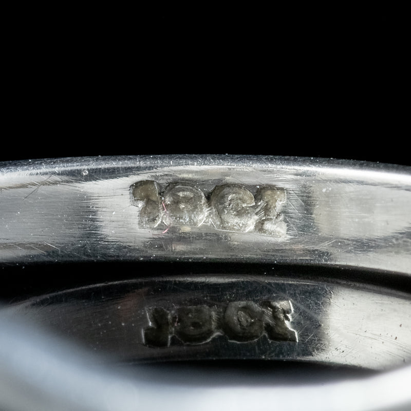 Antique Art Deco Toi Et Moi Diamond Twist Ring 1.5ct Of Diamond 