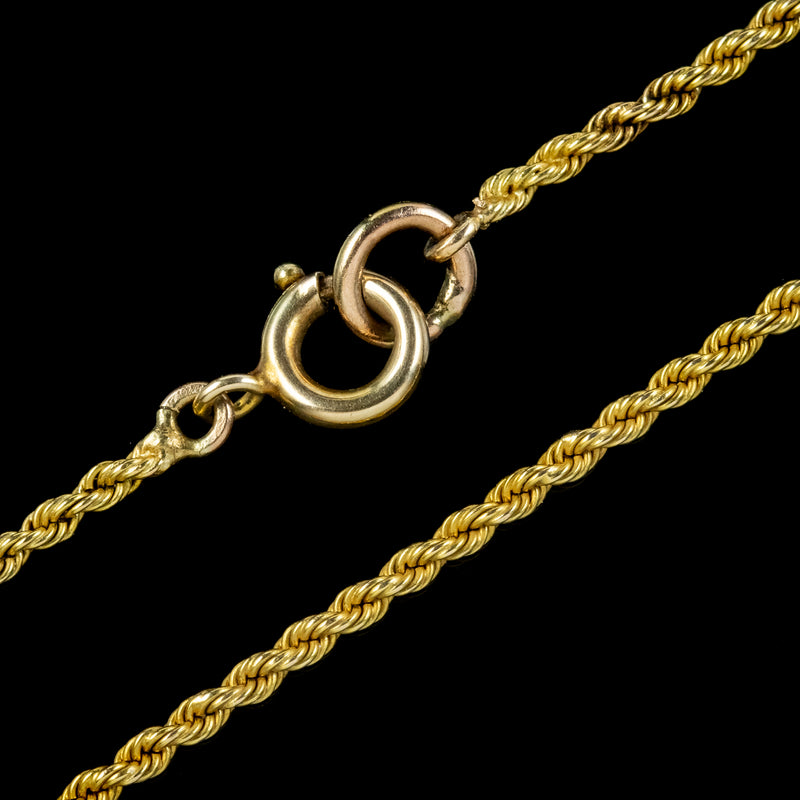 Antique Edwardian Amethyst Pearl Floral Lavaliere Necklace 15ct Gold 