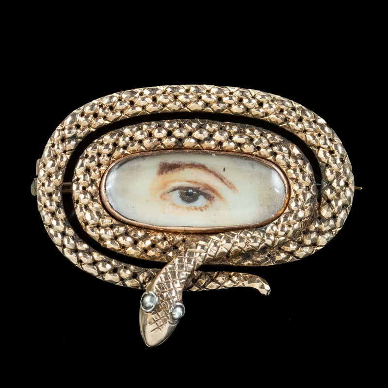 Lover's deals eye brooch