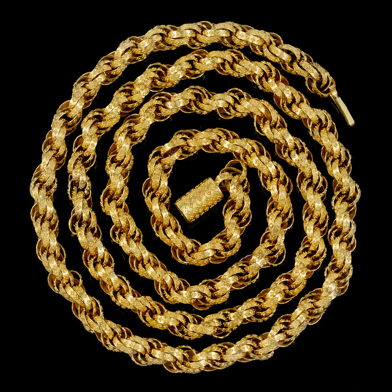 Antique Georgian Twist Chain Pinchbeck 18ct Gold