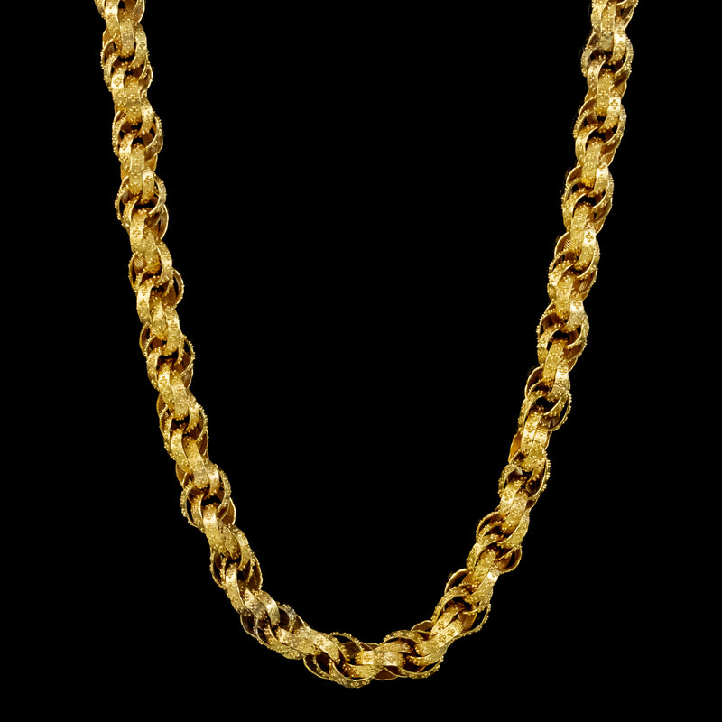 Antique Georgian Twist Chain Pinchbeck 18ct Gold
