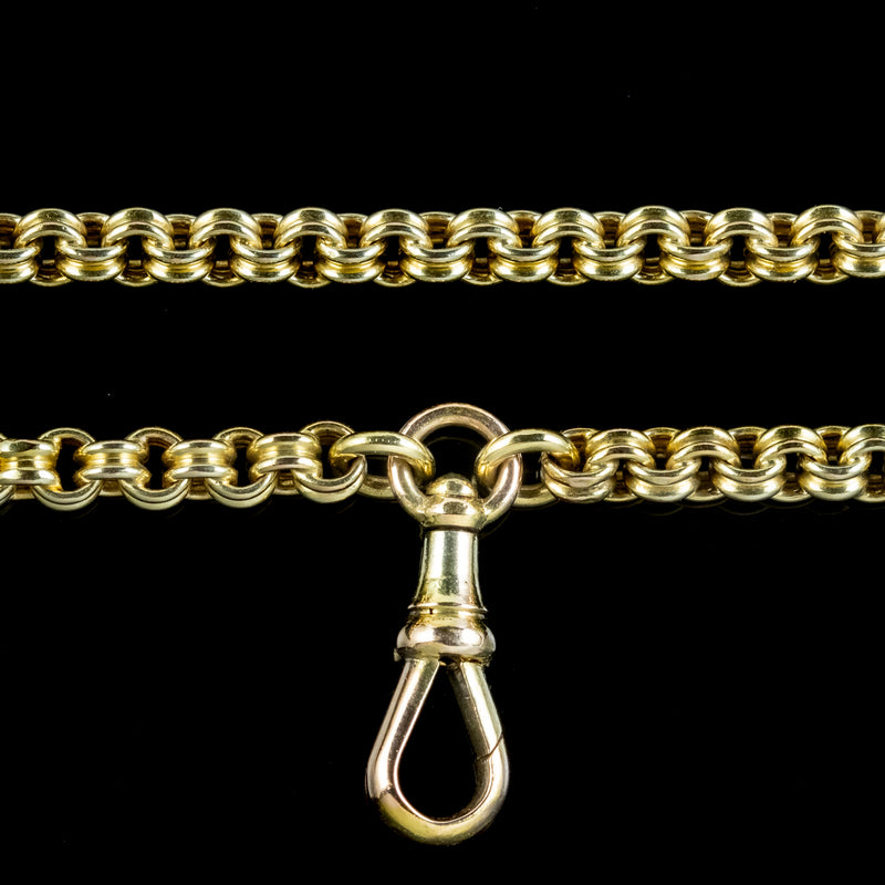 Antique Victorian 15ct Gold Guard Chain