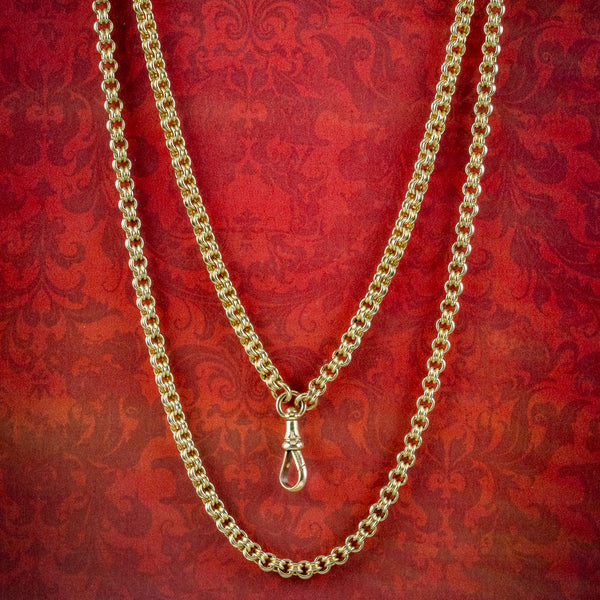Antique Victorian 15ct Gold Guard Chain