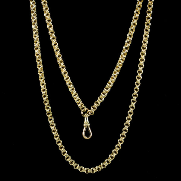 Antique Victorian 15ct Gold Guard Chain
