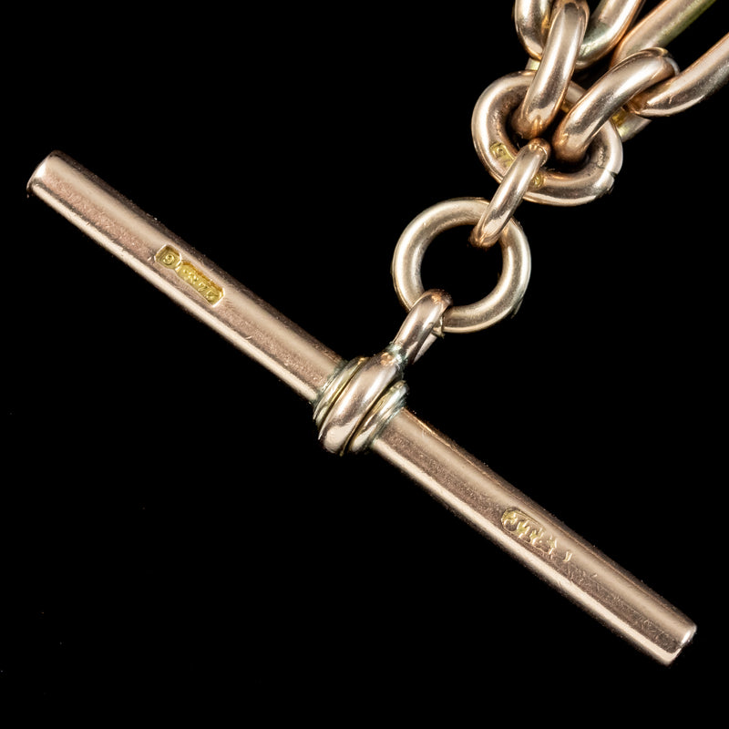 Antique Victorian 9ct Gold Albert Chain 