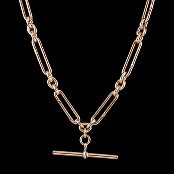 Antique Victorian 9ct Gold Albert Chain 