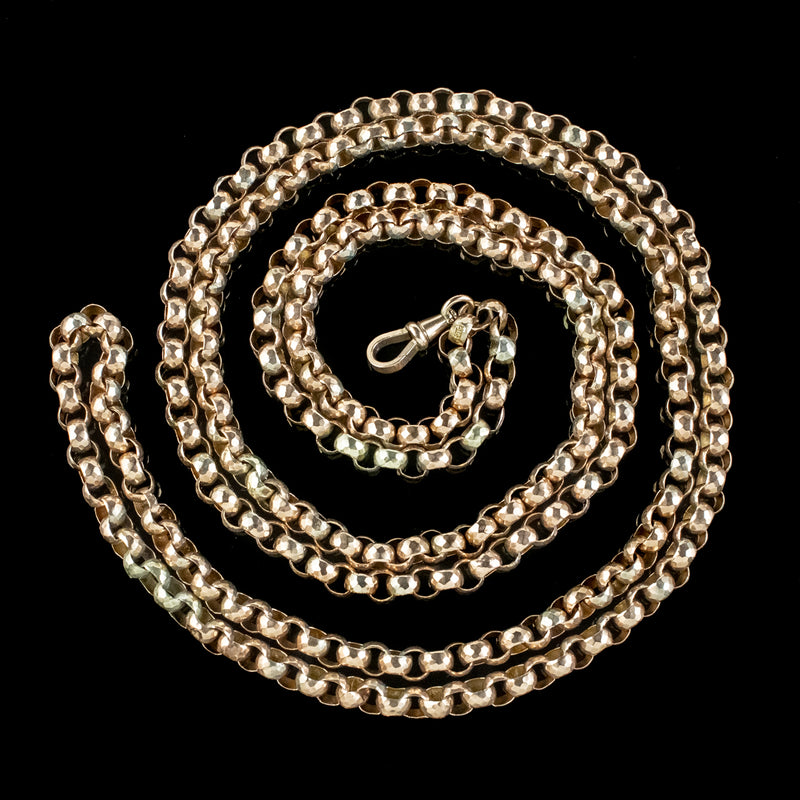 Antique Victorian 9ct Gold Guard Chain 