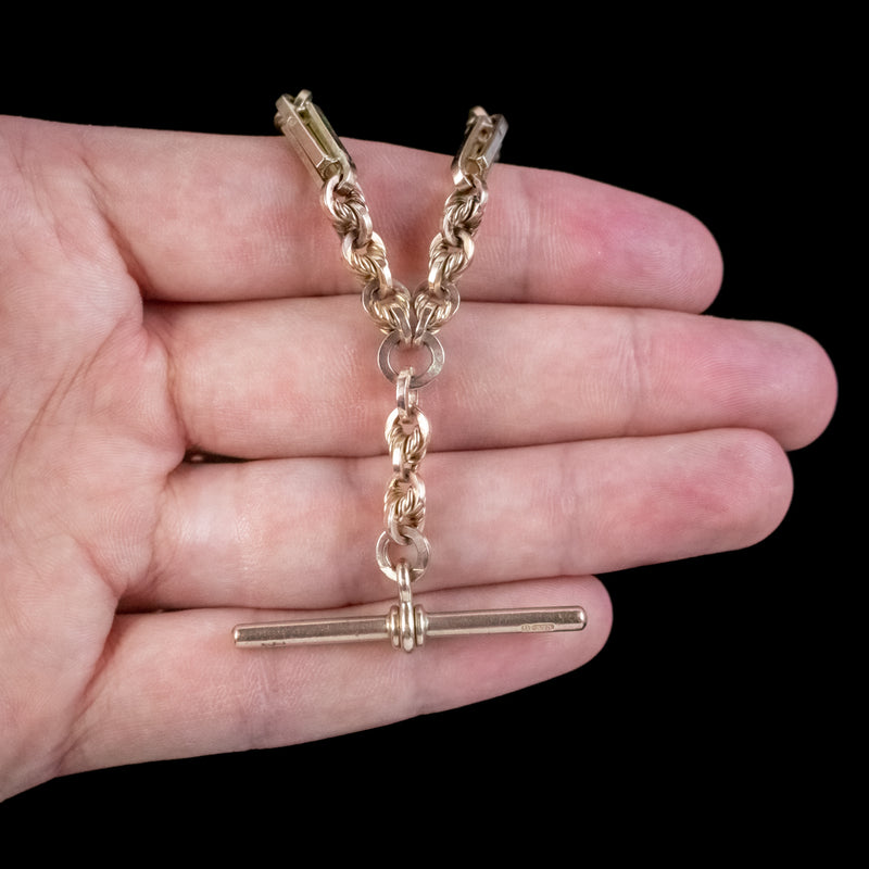 T-Bar Figaro Gold Chain Necklace – Grace&Kin