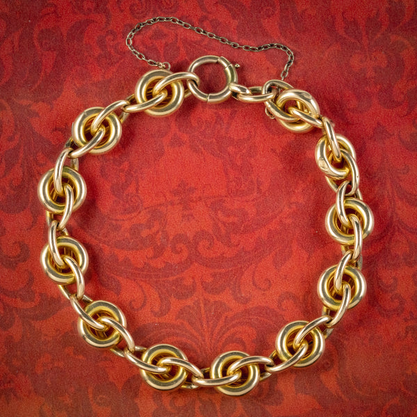 Antique Victorian Bracelet 15ct Gold Circa 1890